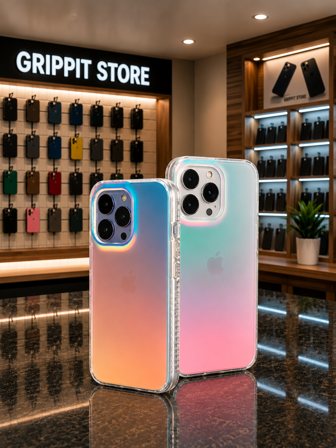 Iridescent Matte Case for iPhone 16 / 15 / 14 / 13 / 12 / 11 Series