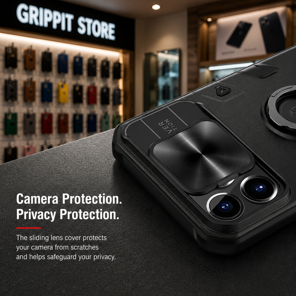Nillkin Ring Stand Camera Protection Case for iPhone 13 Series