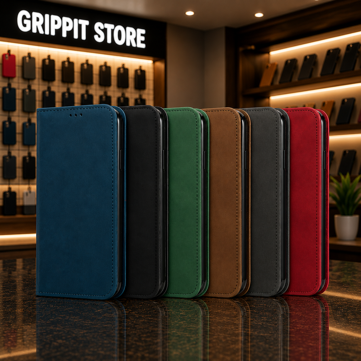Magnetic Leather Wallet Case for Google Pixel 7/6 Series
