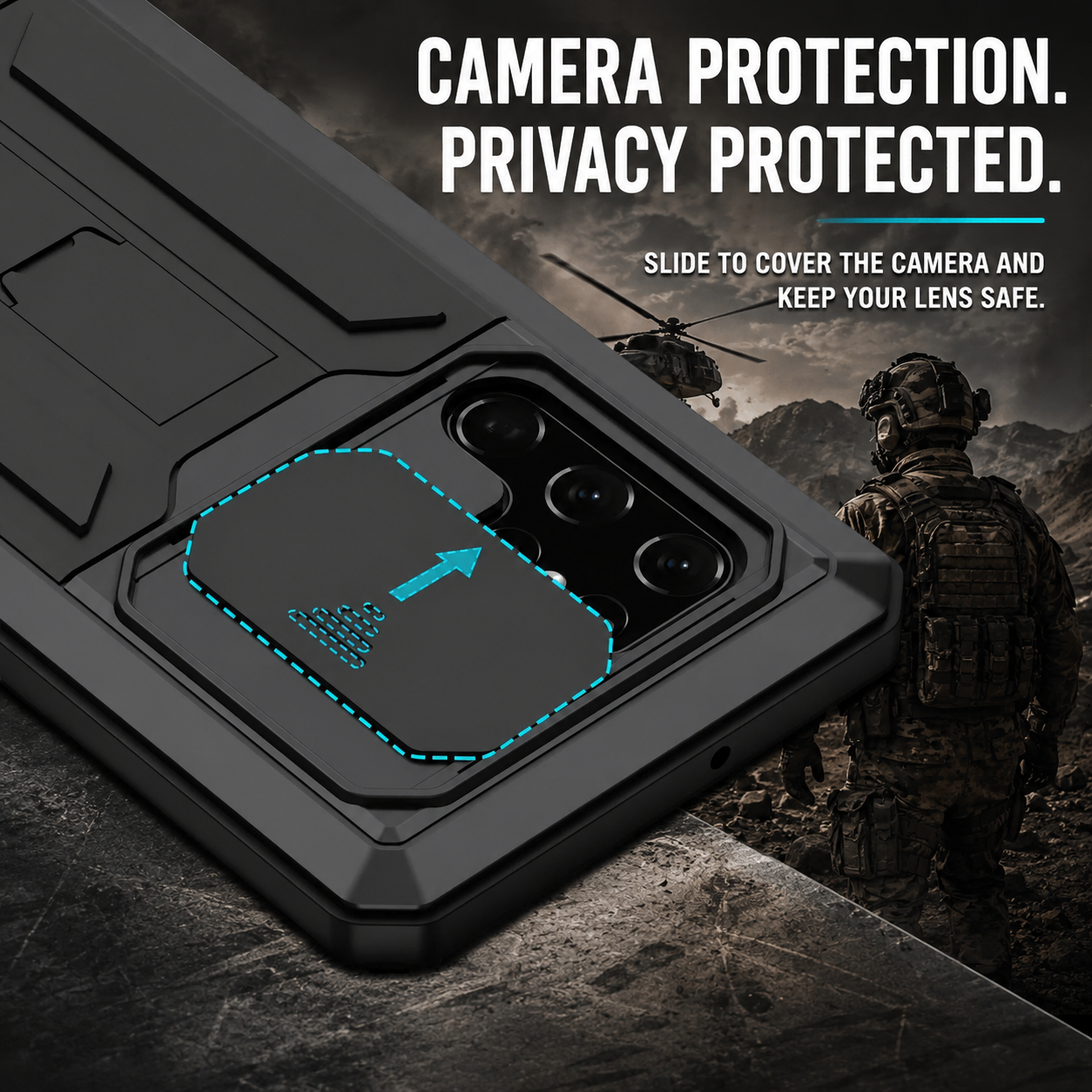 Rugged Military Grade Kickstand Case for Samsung Galaxy S24 / S23 / S22 Series