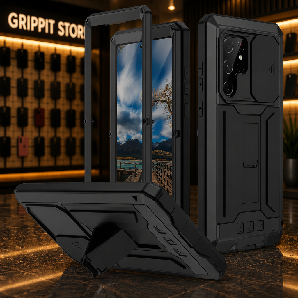 Rugged Military Grade Kickstand Case for Samsung Galaxy S24 / S23 / S22 Series
