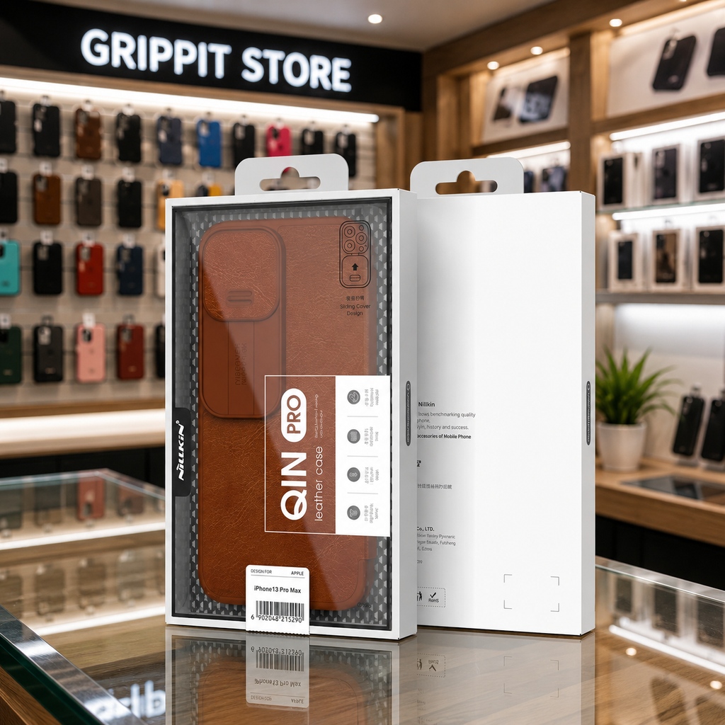 Nillkin Slide Camera Leather Case for iPhone 13 Series