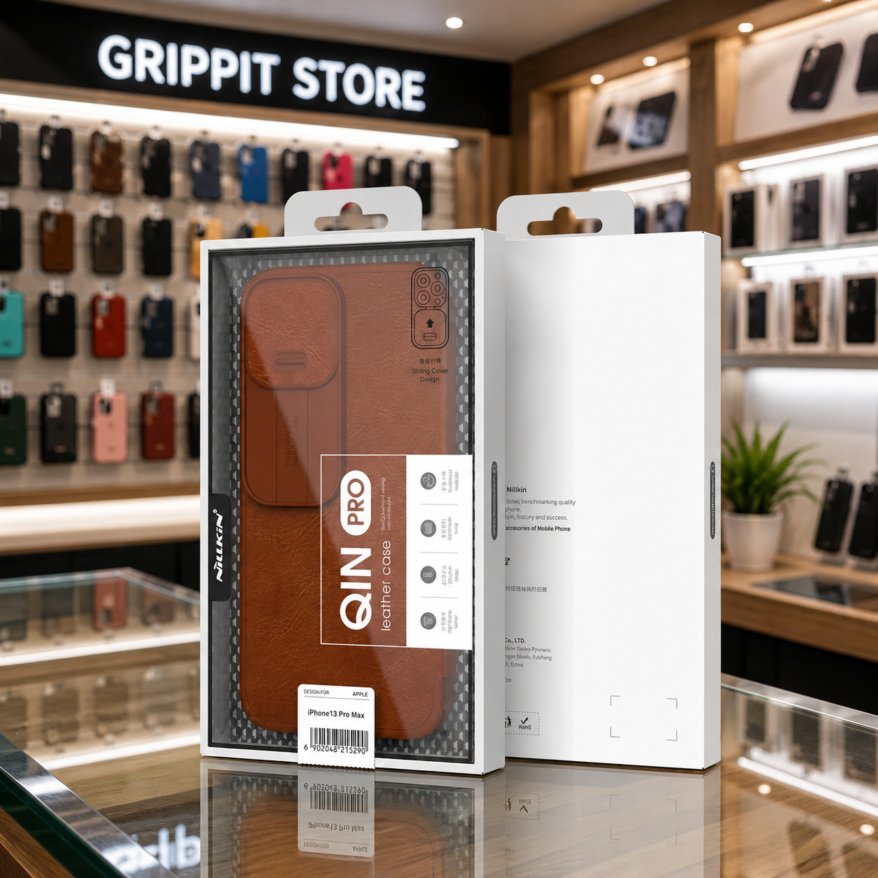 Nillkin Slide Camera Leather Case for iPhone 13 Series