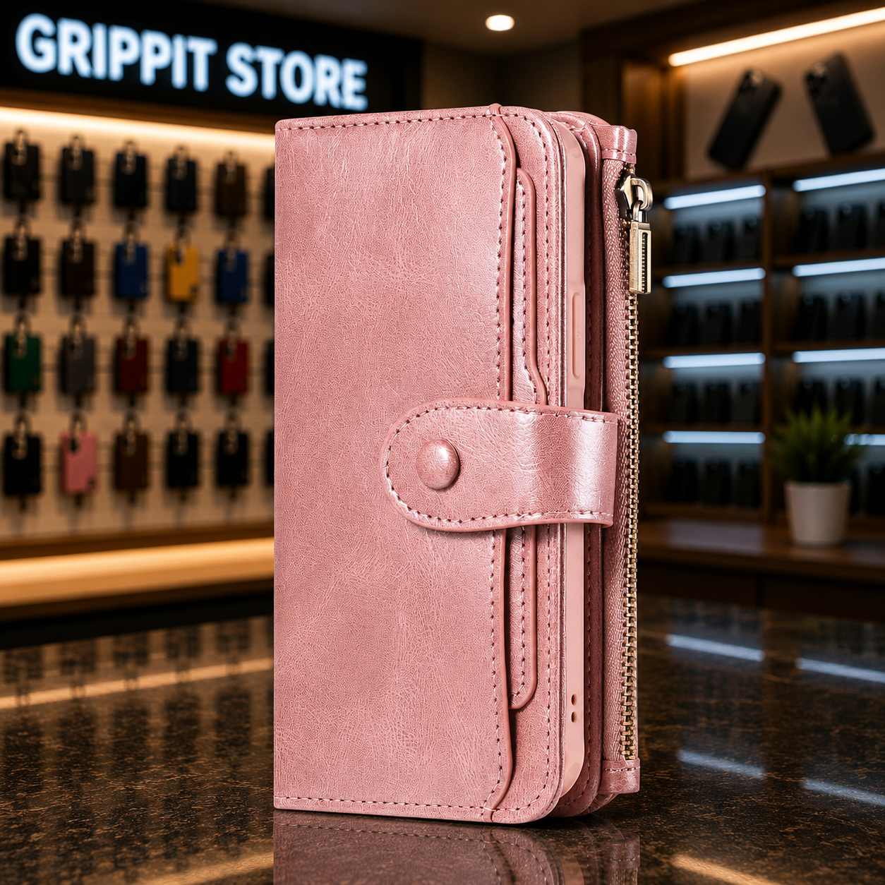 2-in-1 Magnetic Wallet Case for iPhone 15–11 Series