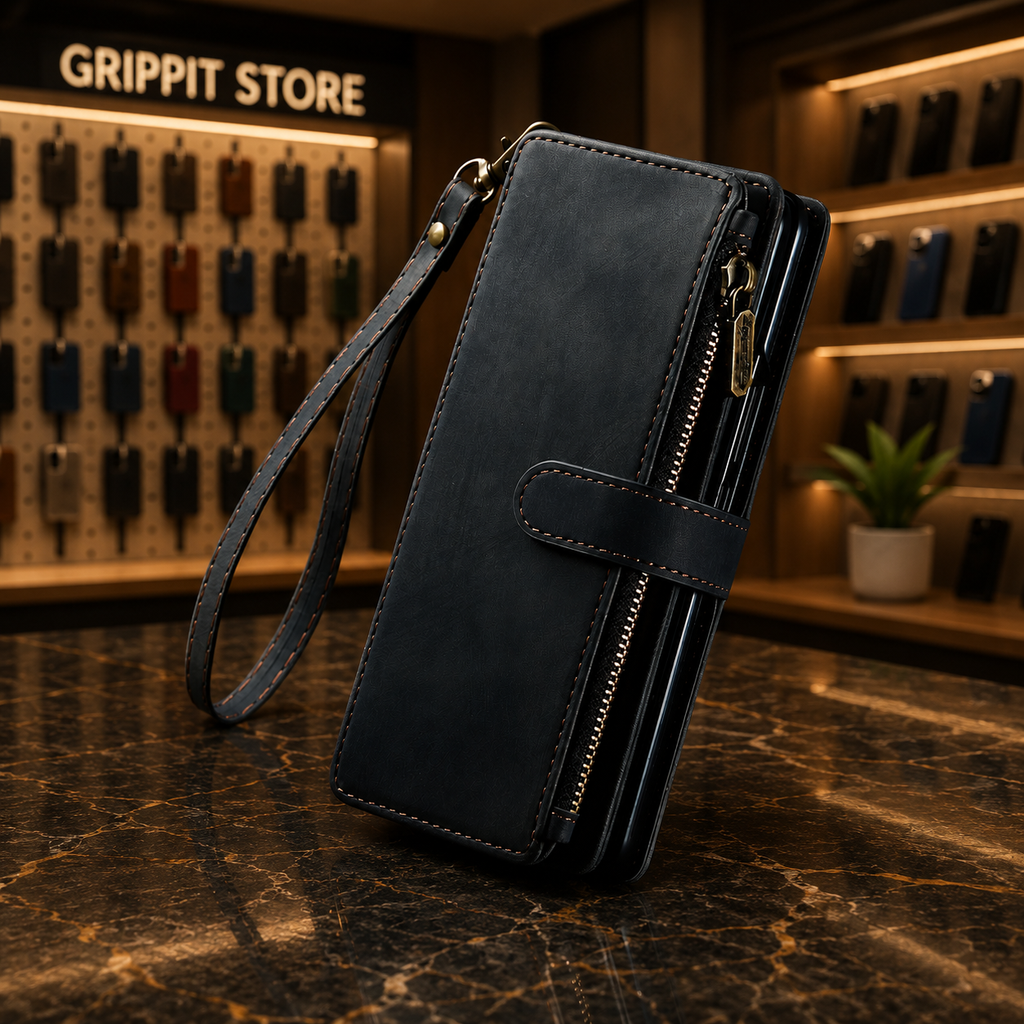 Magnetic Wallet Flip Case for Samsung Galaxy Z Fold 3 / Z Fold 4