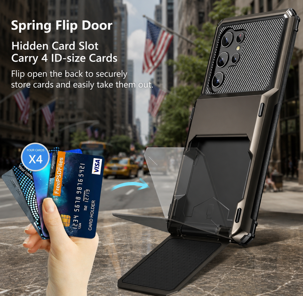 Wallet Case for Samsung Galaxy S25 / S24 Ultra / Plus / FE Series