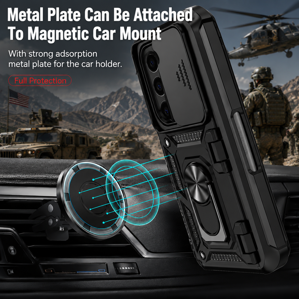 Slide Camera Protection Case for Samsung Galaxy Z Fold 6 / 5 / 4