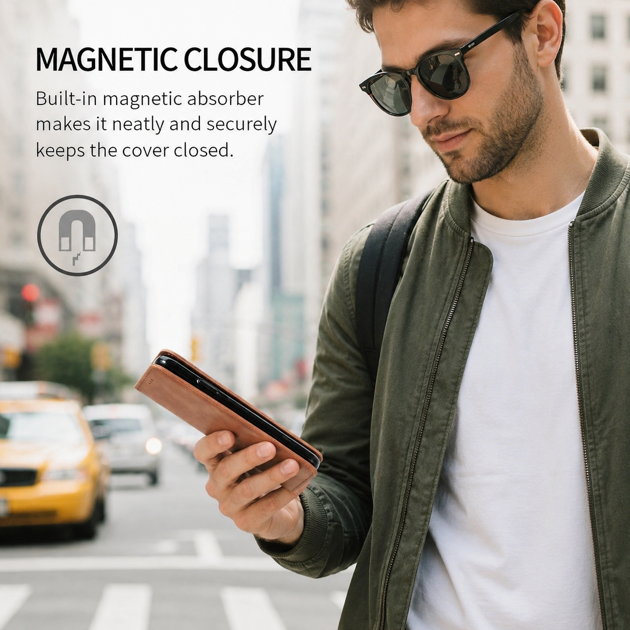 Magnetic Leather Wallet Case for Google Pixel 7/6 Series