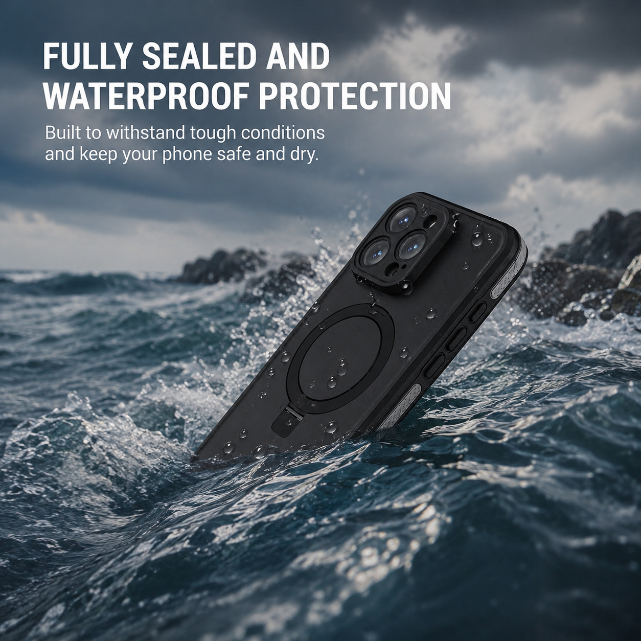 Waterproof Heavy Duty MagSafe Case for iPhone 16/15 Series