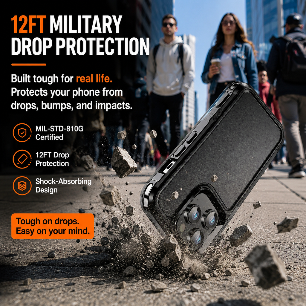 Magnetic MIL-Grade Case for iPhone 14 / 13 Series