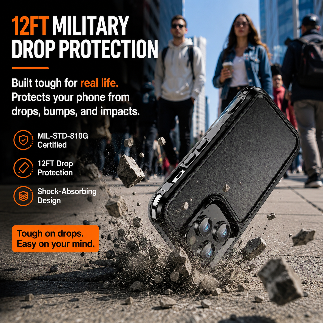 Magnetic MIL-Grade Case for iPhone 14 / 13 Series