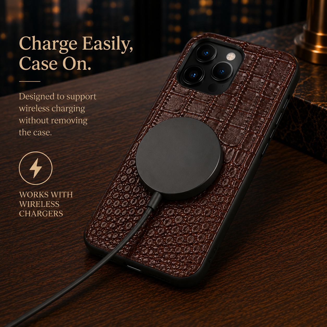 Genuine Leather Case for iPhone 14 / 13 / 12 / 11 Series