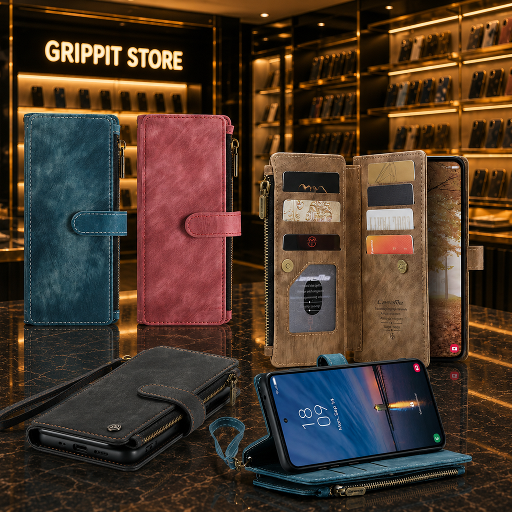 Leather Wallet Case for Samsung Galaxy A55 / A35 / A25 5G