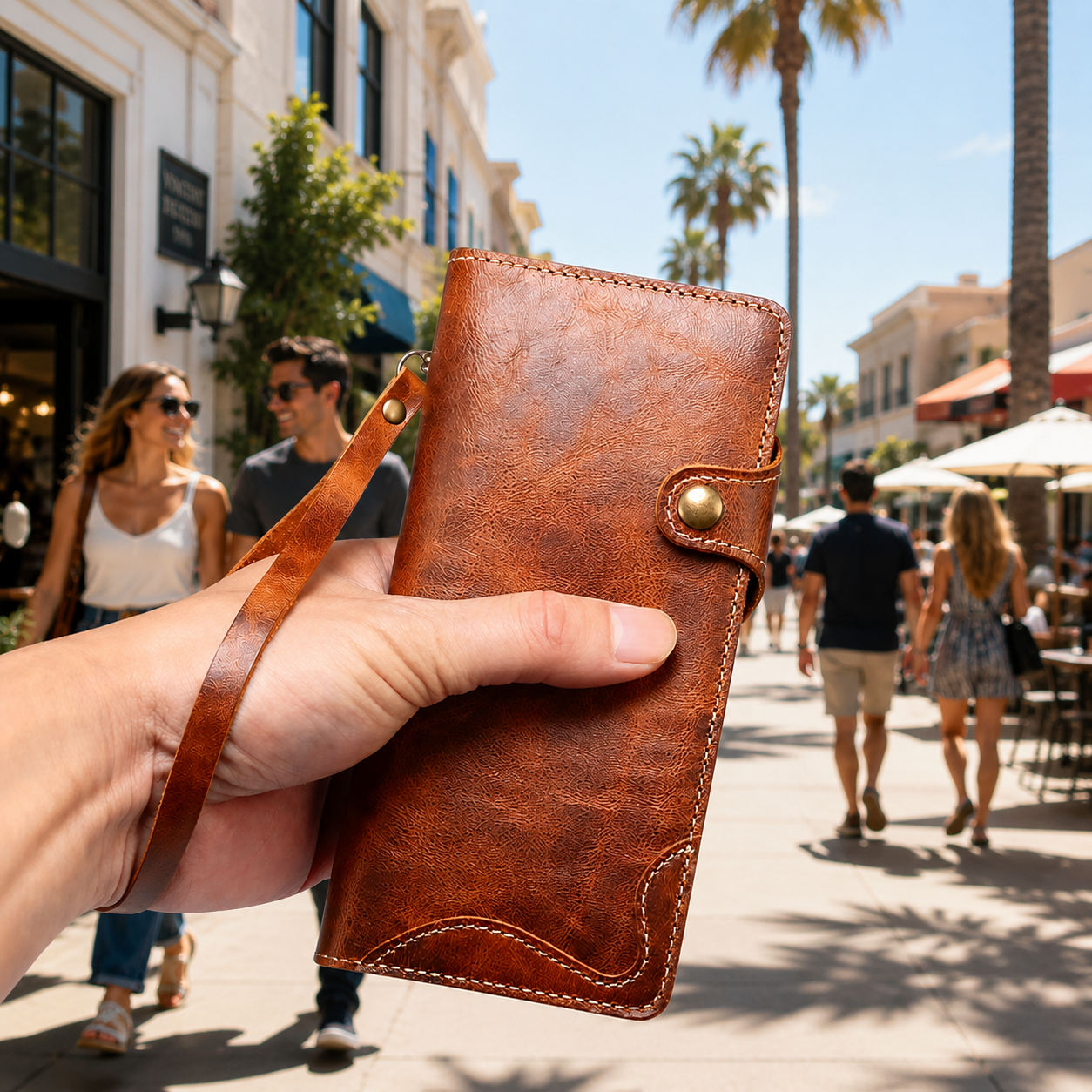 Genuine Leather Wallet Case for Samsung Galaxy S & Note Series