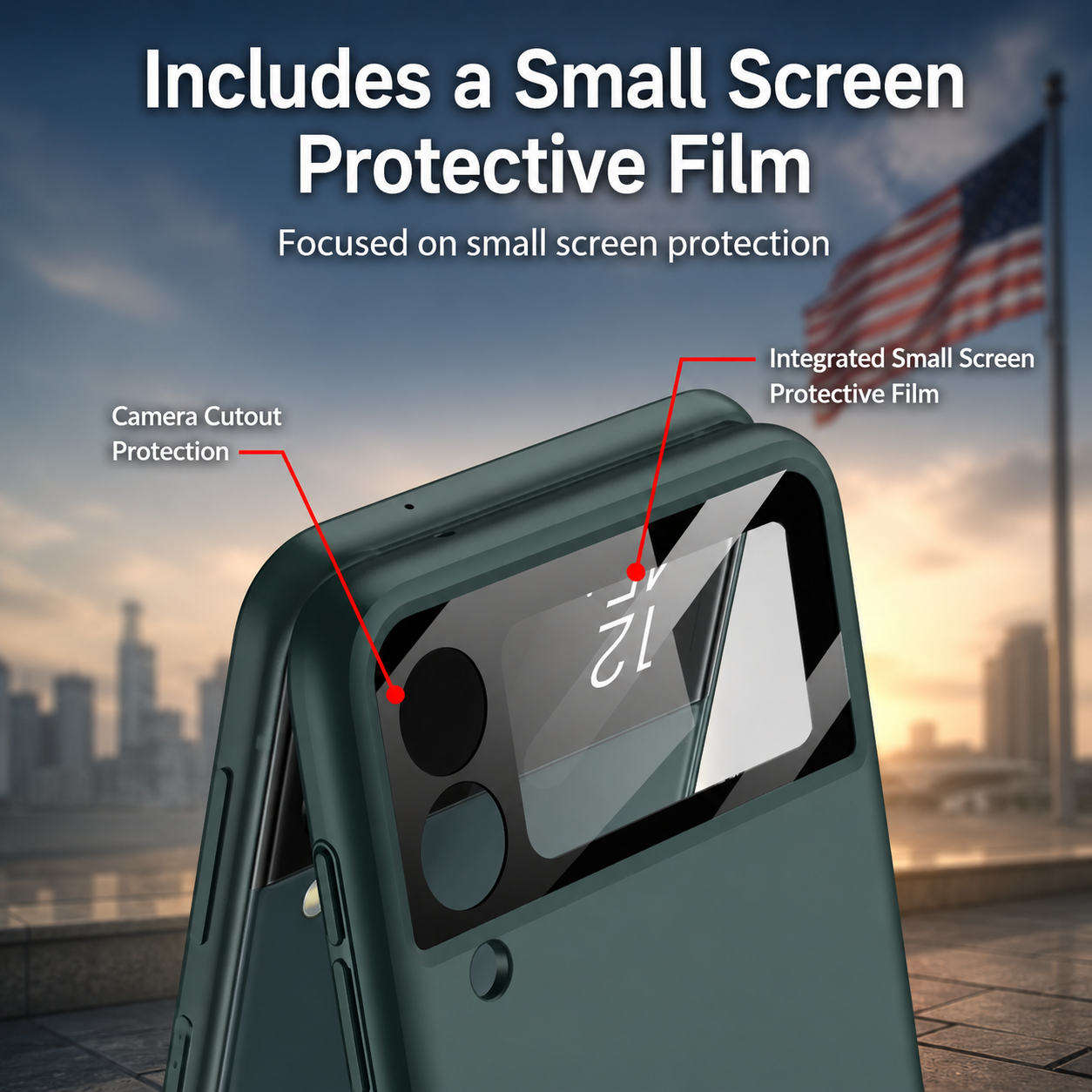 Magnetic Hinge Protection Case for Samsung Galaxy Z Flip 4
