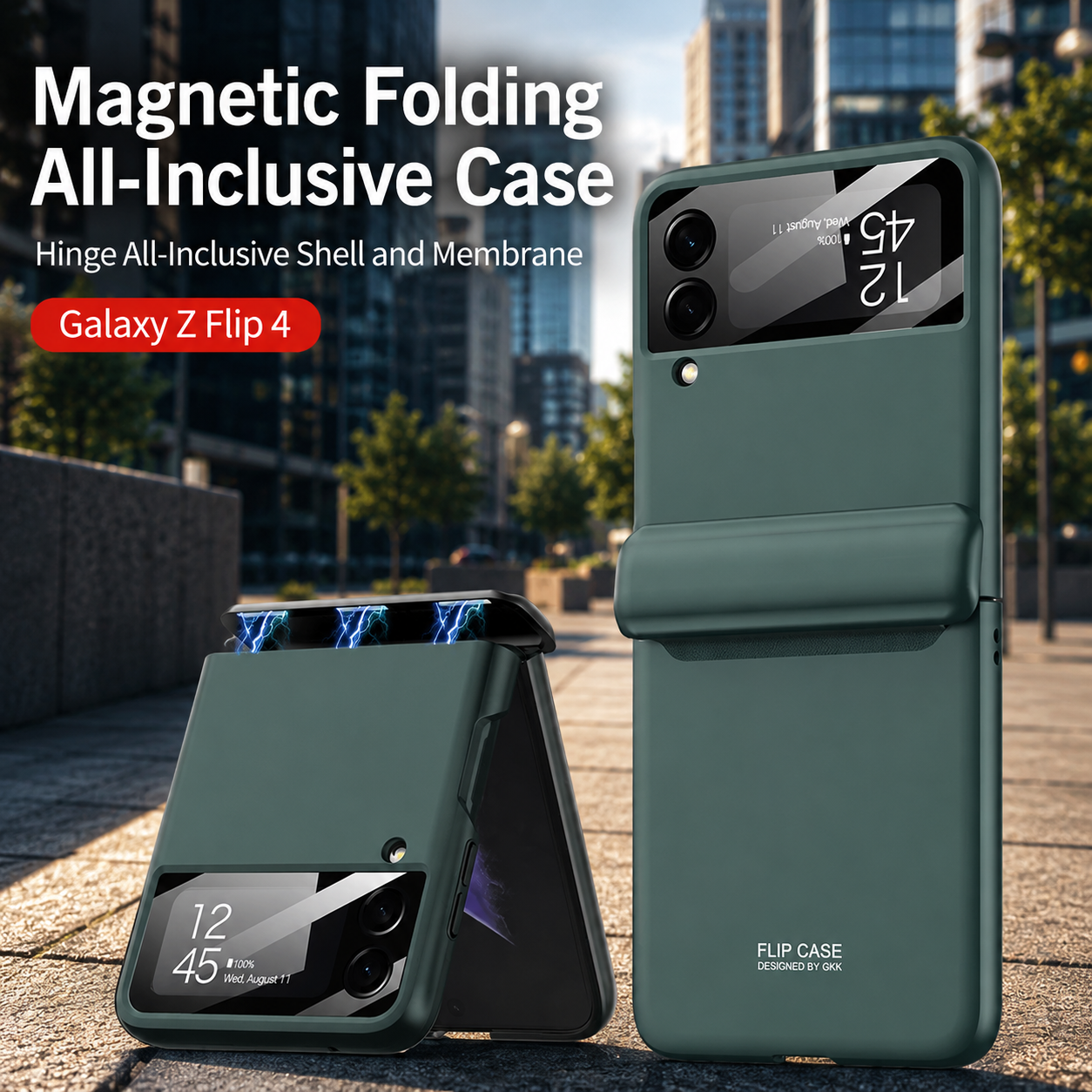 Magnetic Hinge Protection Case for Samsung Galaxy Z Flip 4