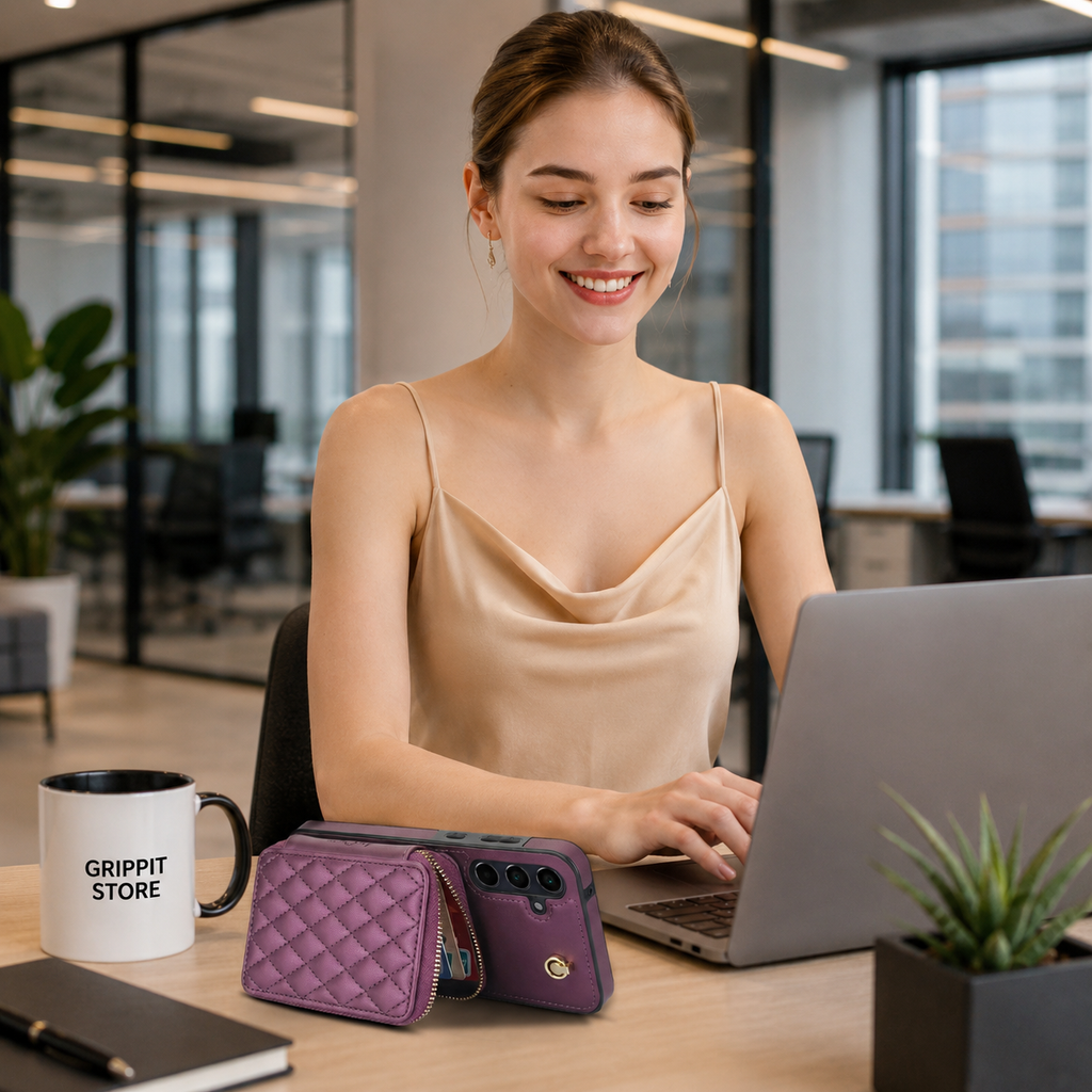 RFID Blocking Crossbody Wallet Case for Samsung Galaxy A Series
