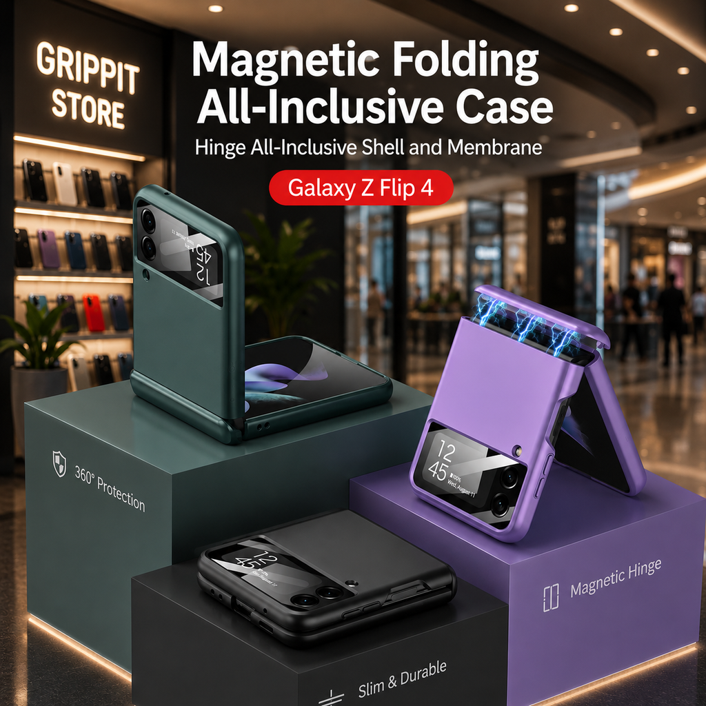 Magnetic Hinge Protection Case for Samsung Galaxy Z Flip 4