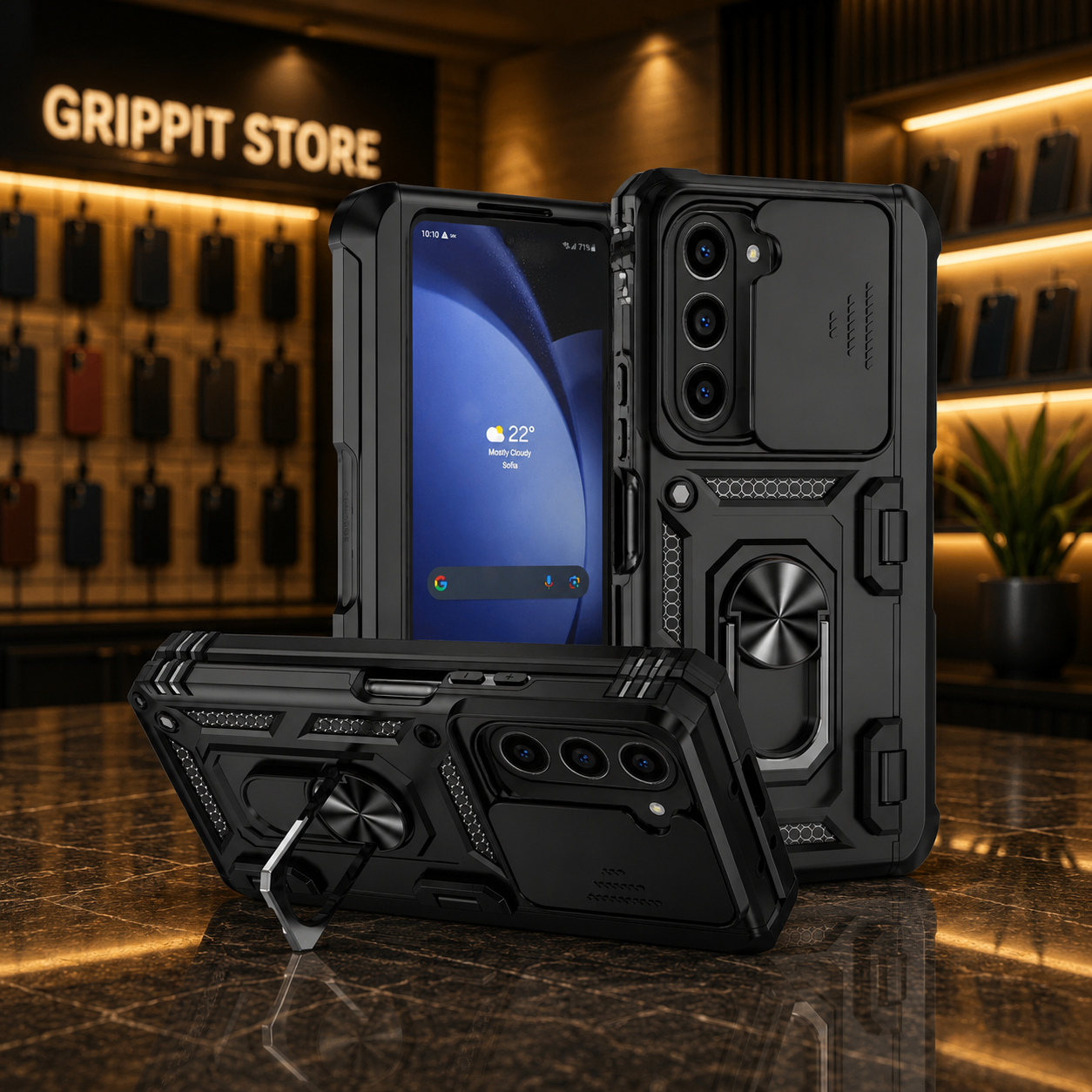 Slide Camera Protection Case for Samsung Galaxy Z Fold 6 / 5 / 4