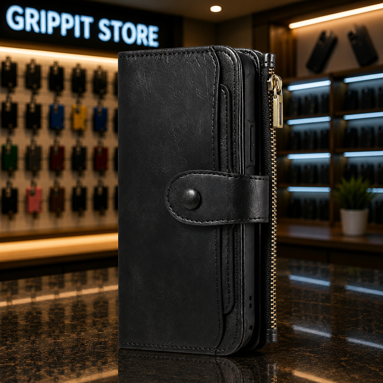 2-in-1 Magnetic Wallet Case for iPhone 15–11 Series