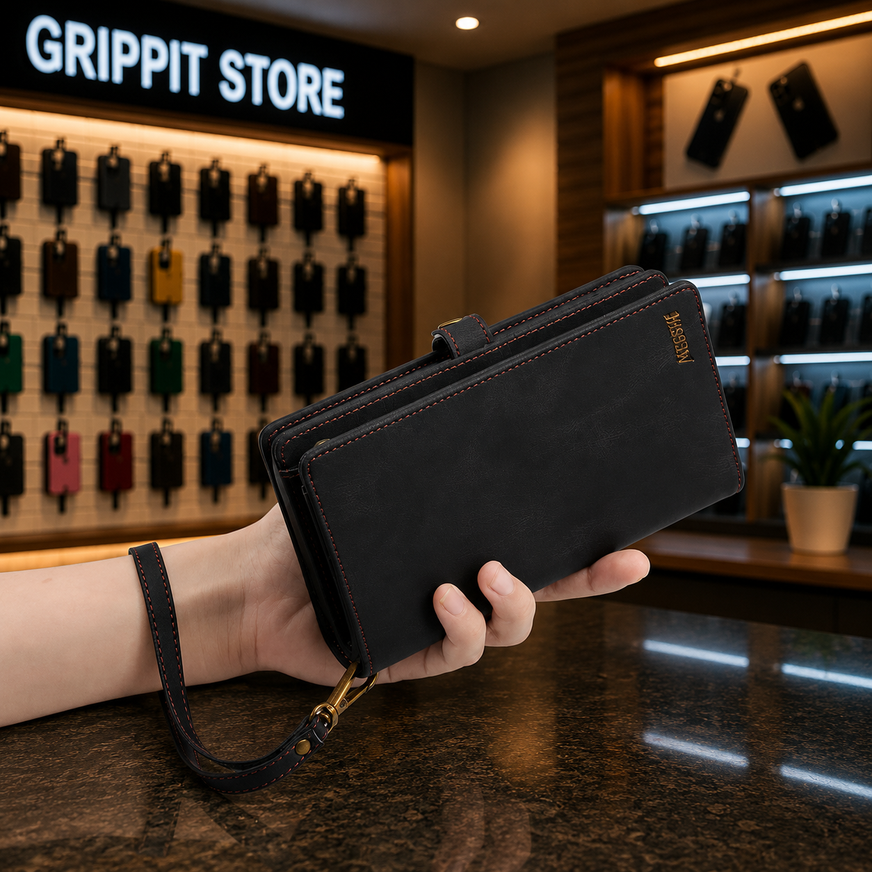 Leather Wallet Case for iPhone 16 / 15 Series