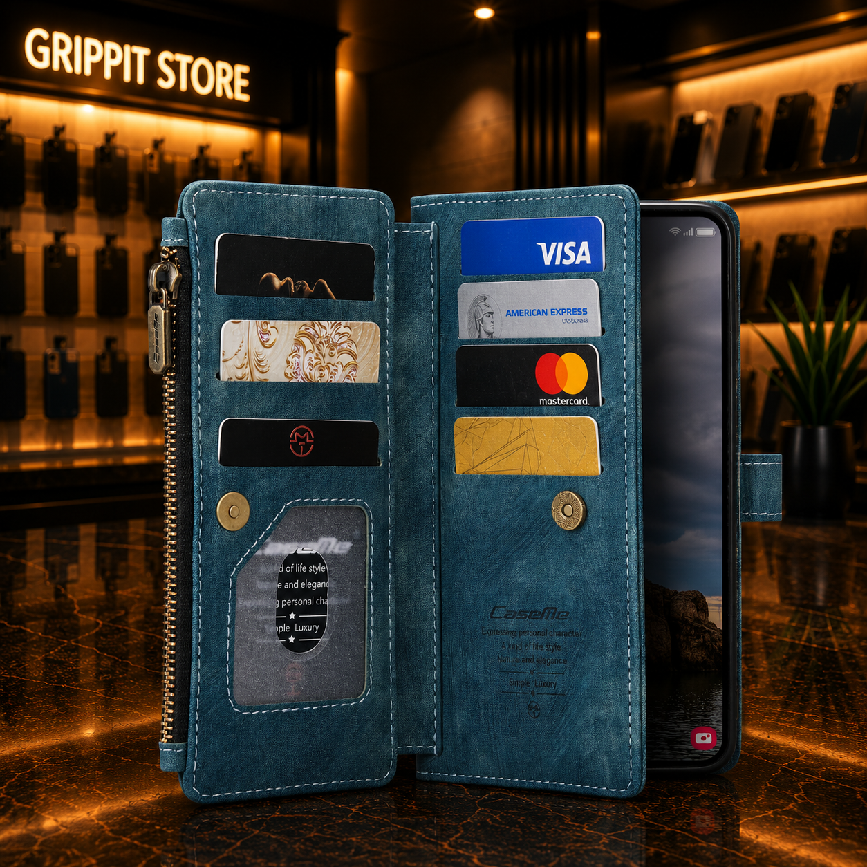 Leather Wallet Case for Samsung Galaxy A55 / A35 / A25 5G