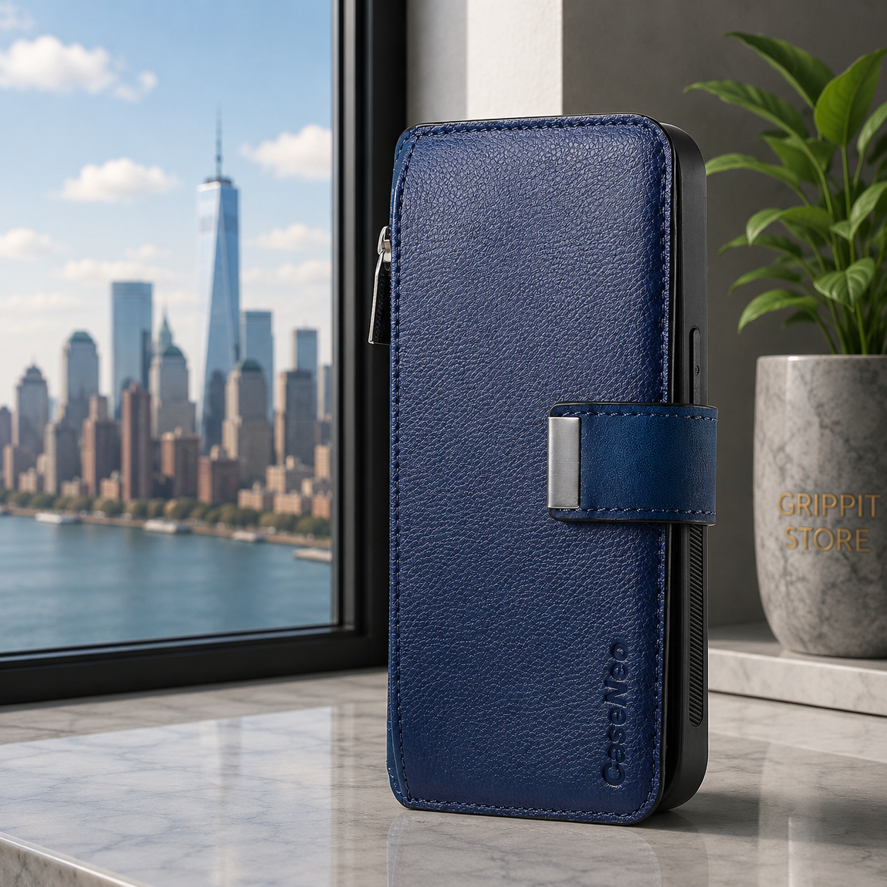 Detachable Magnetic Wallet Case for iPhone 15 / 14 / 13 / 12 / 11 Series