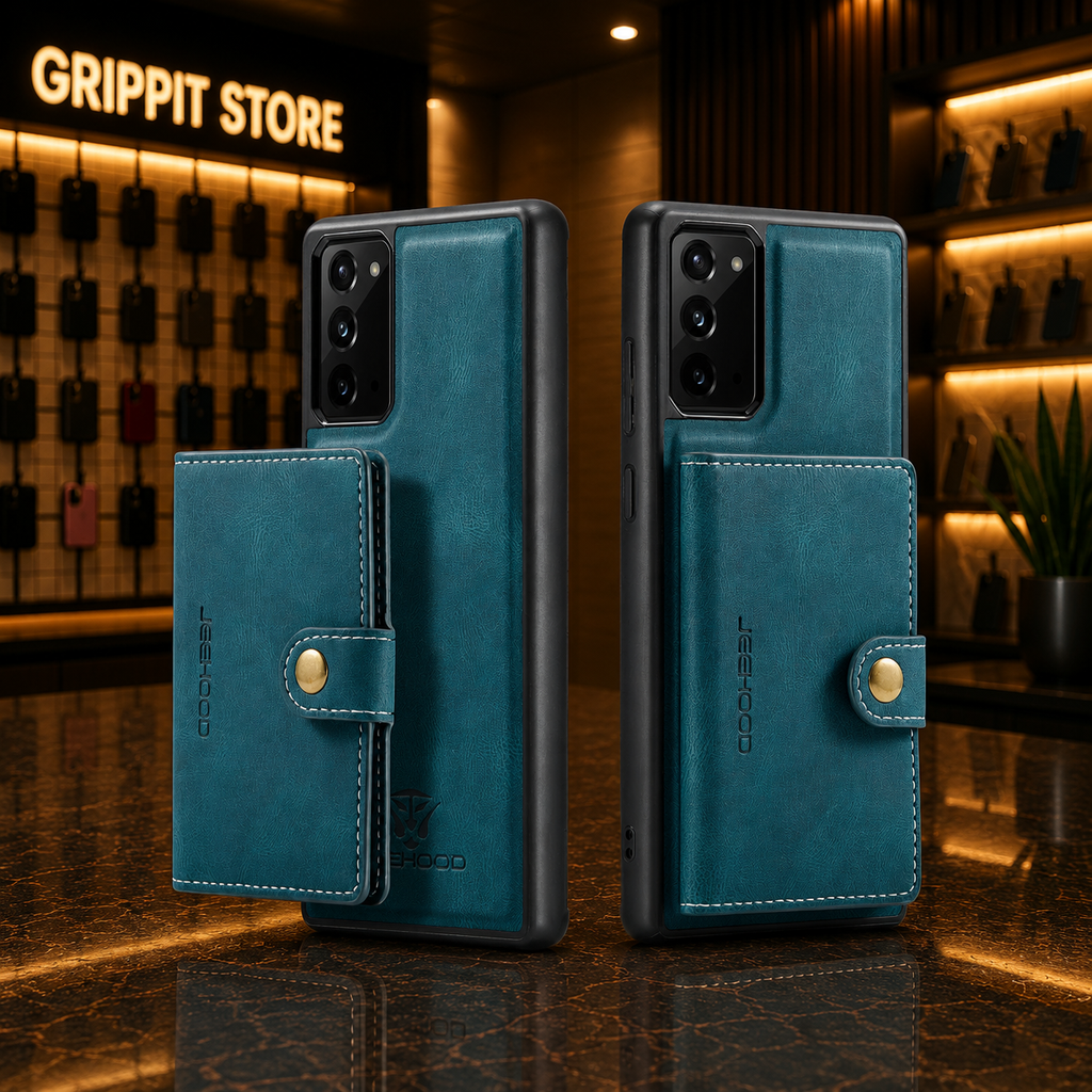 Magnetic Leather Wallet Case for Samsung Galaxy Note & S Series