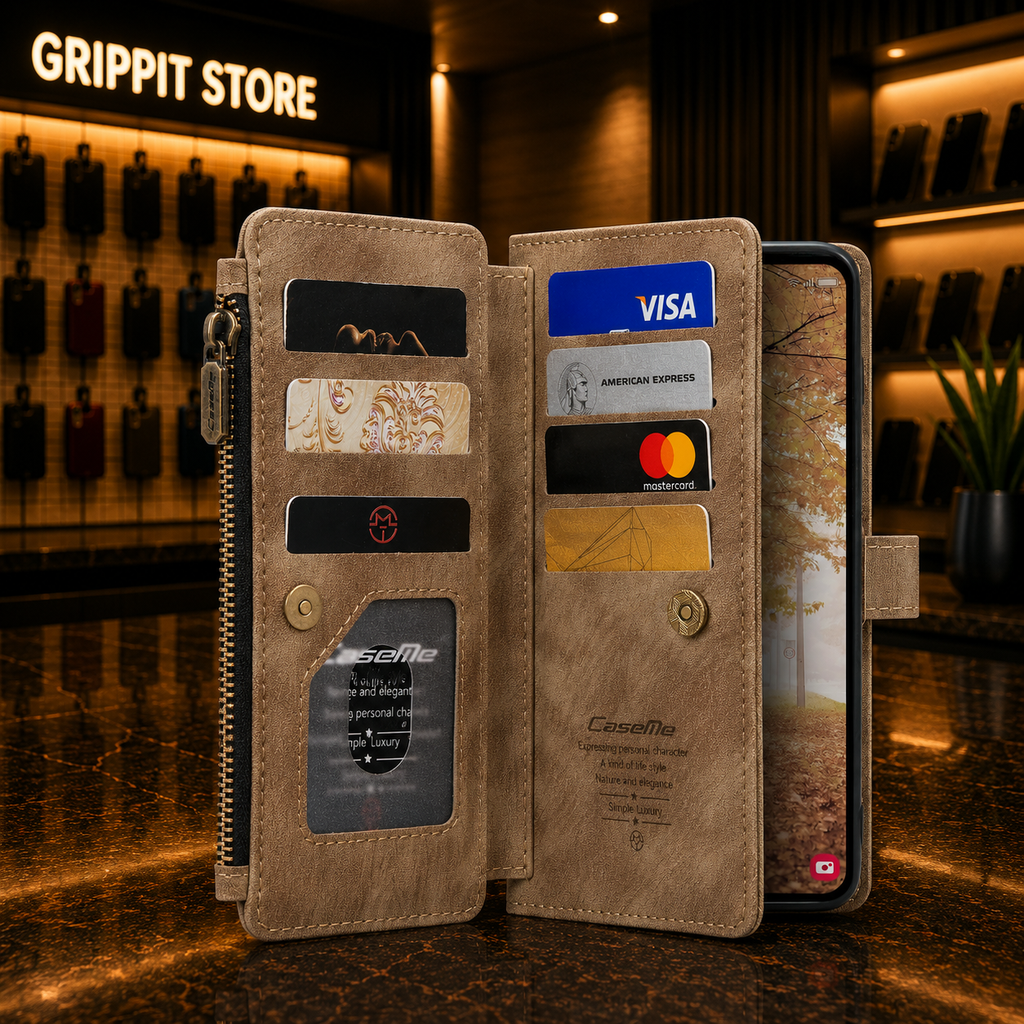Leather Wallet Case for Samsung Galaxy A55 / A35 / A25 5G