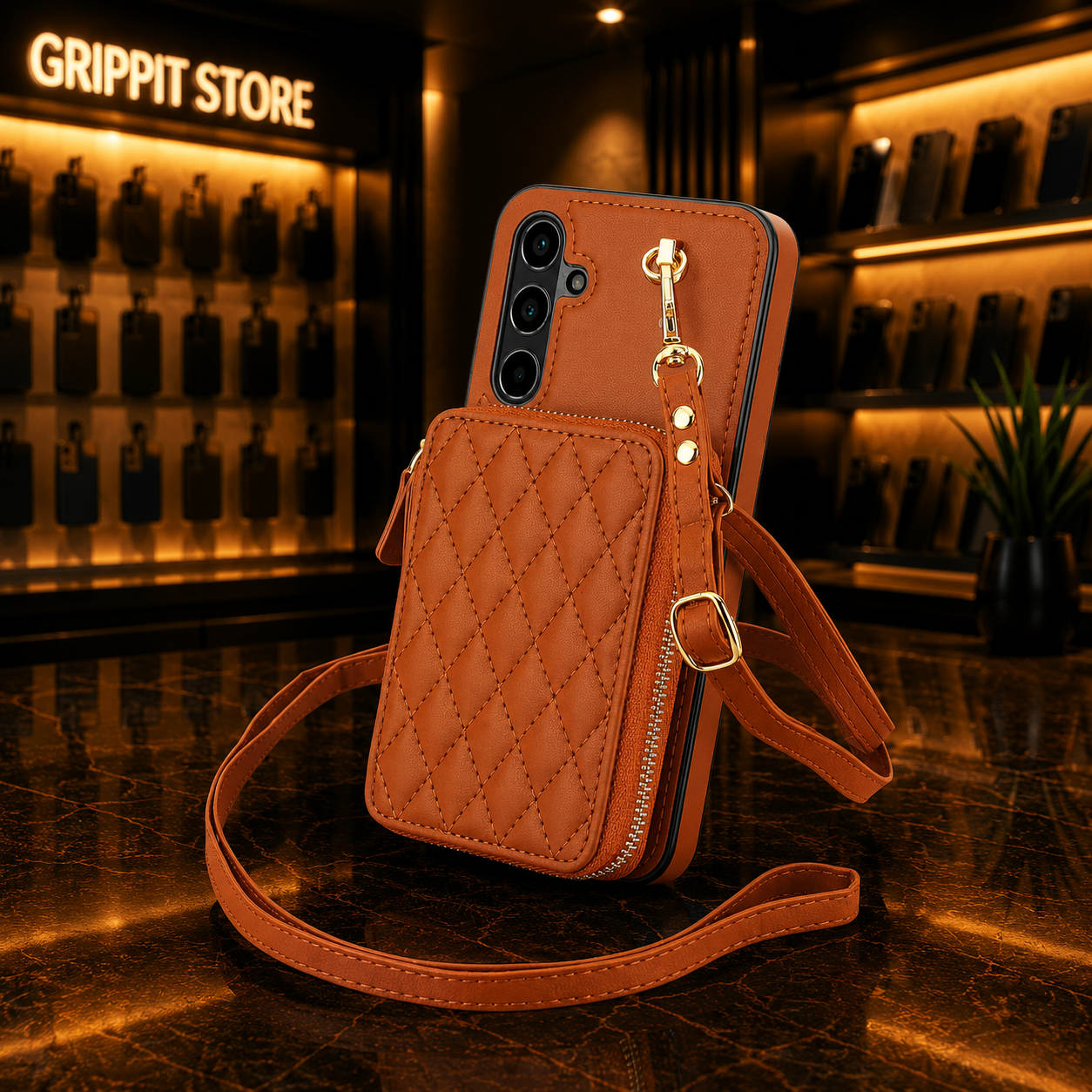RFID Blocking Crossbody Wallet Case for Samsung Galaxy A Series
