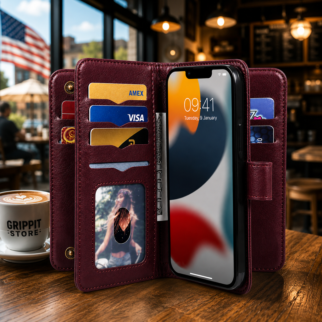 Multi-Function Wallet Case for iPhone 15 / 14 / 13 / 12 / 11 Series
