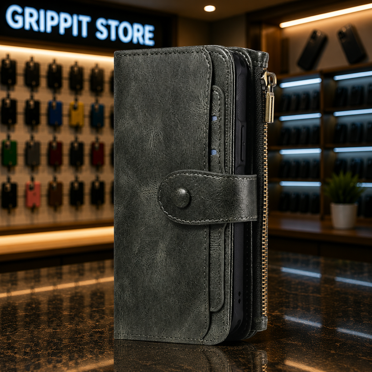 2-in-1 Magnetic Wallet Case for iPhone 15–11 Series