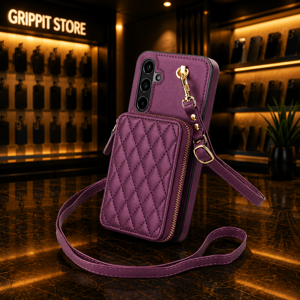 RFID Blocking Crossbody Wallet Case for Samsung Galaxy A Series