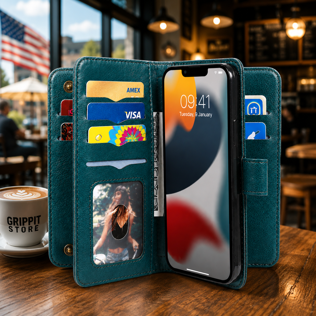 Multi-Function Wallet Case for iPhone 15 / 14 / 13 / 12 / 11 Series