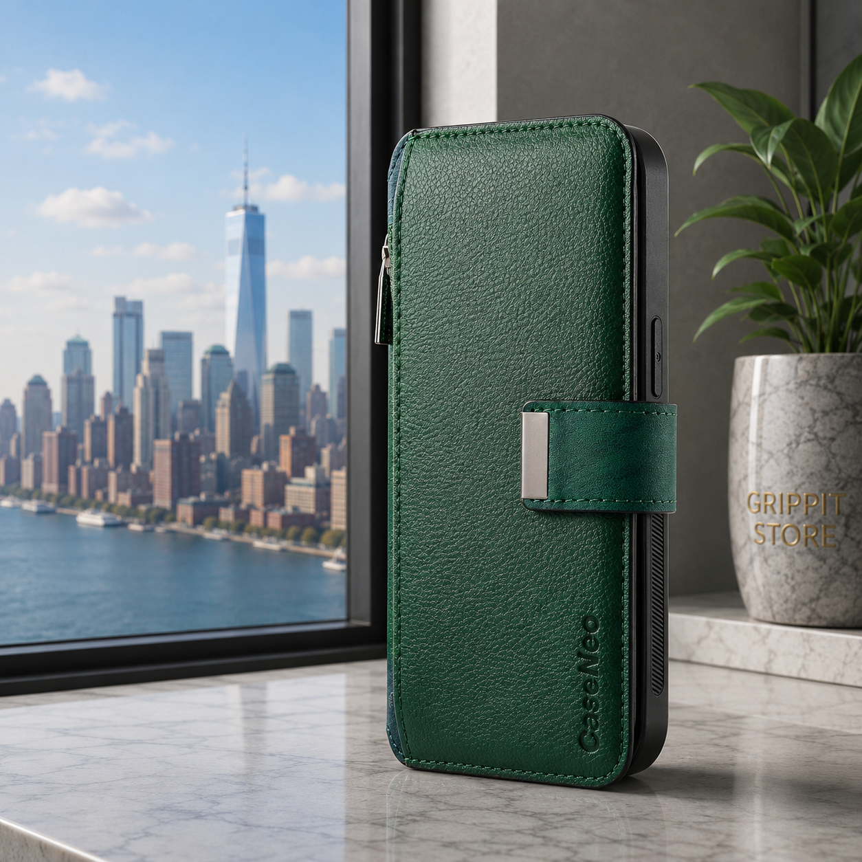 Detachable Magnetic Wallet Case for iPhone 15 / 14 / 13 / 12 / 11 Series