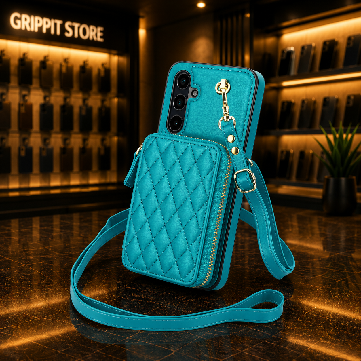 RFID Blocking Crossbody Wallet Case for Samsung Galaxy A Series