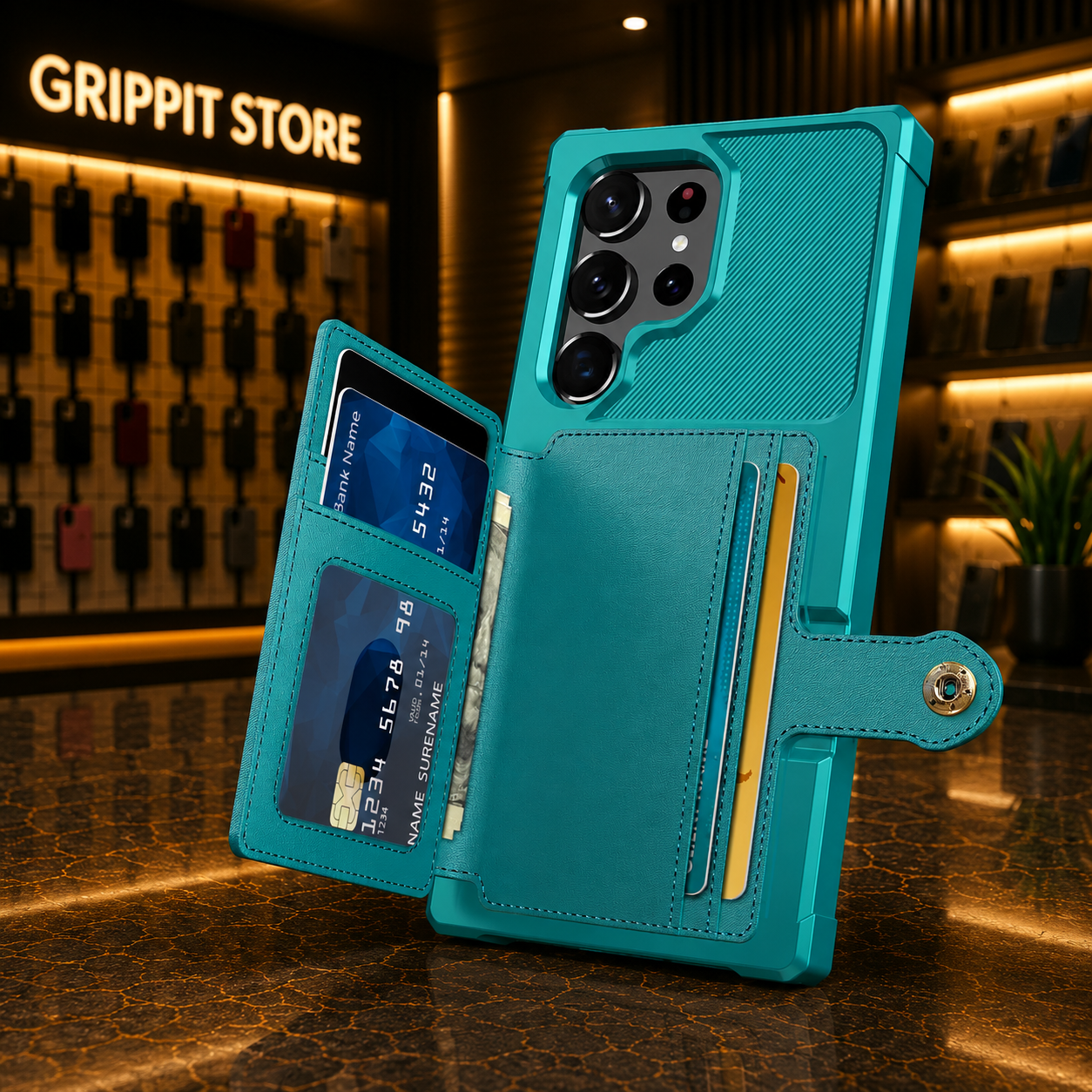 Flip Wallet Case for Samsung Galaxy S25 / S24 / S23 Series