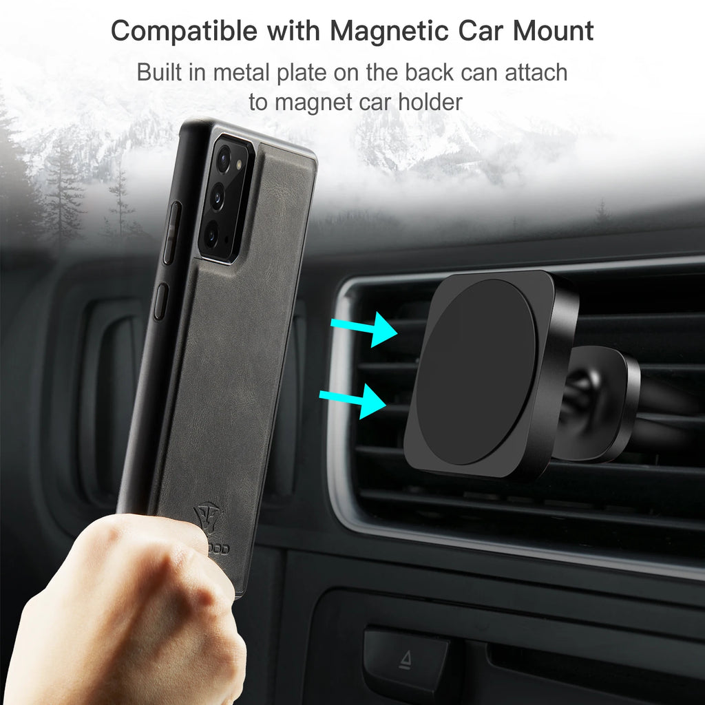 Magnetic Leather Wallet Case for Samsung Galaxy Note & S Series