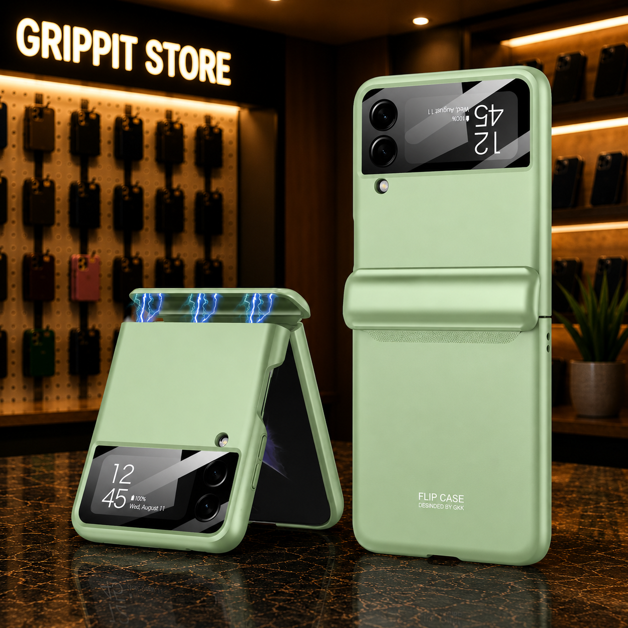 Magnetic Hinge Protection Case for Samsung Galaxy Z Flip 4