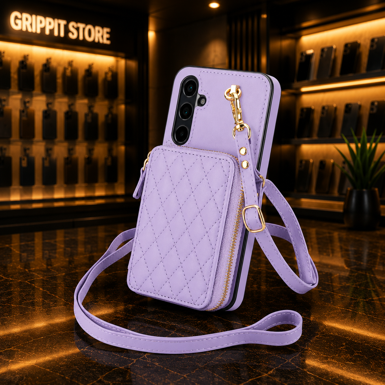 RFID Blocking Crossbody Wallet Case for Samsung Galaxy A Series