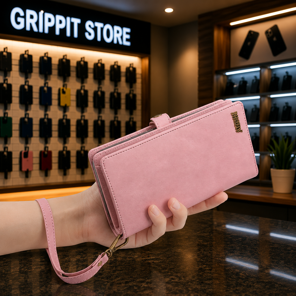 Leather Wallet Case for iPhone 16 / 15 Series