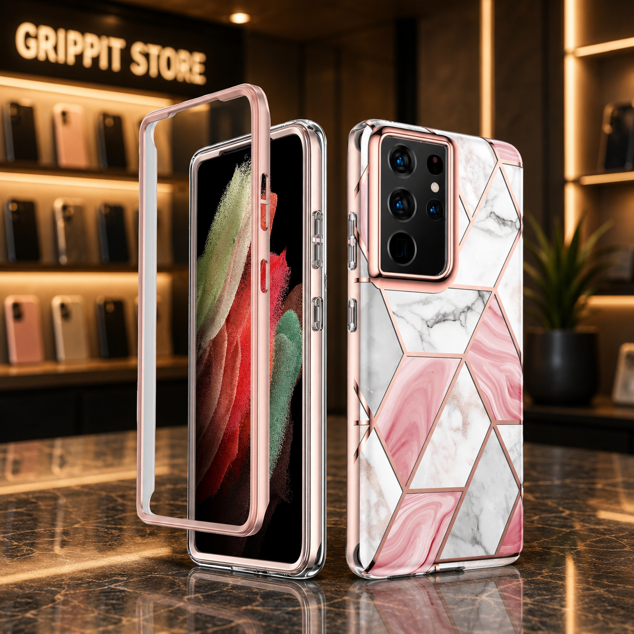 Luxury Marble Case for Samsung Galaxy S24 / S23 / S22 / S21 Series
