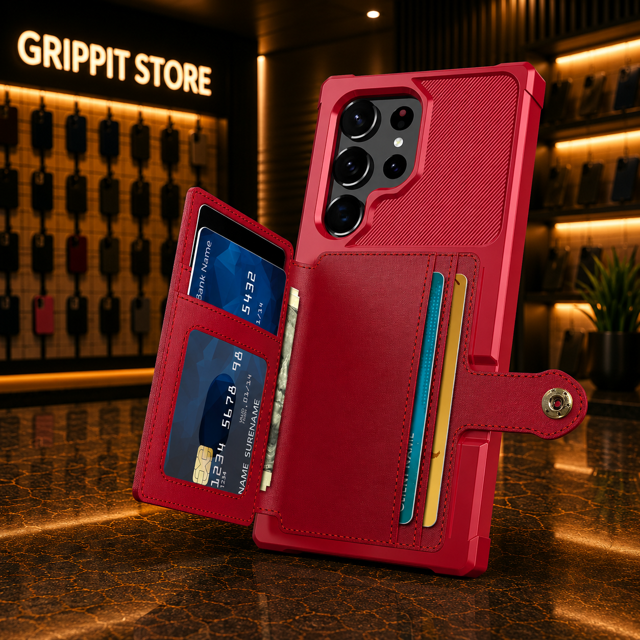 Flip Wallet Case for Samsung Galaxy S25 / S24 / S23 Series
