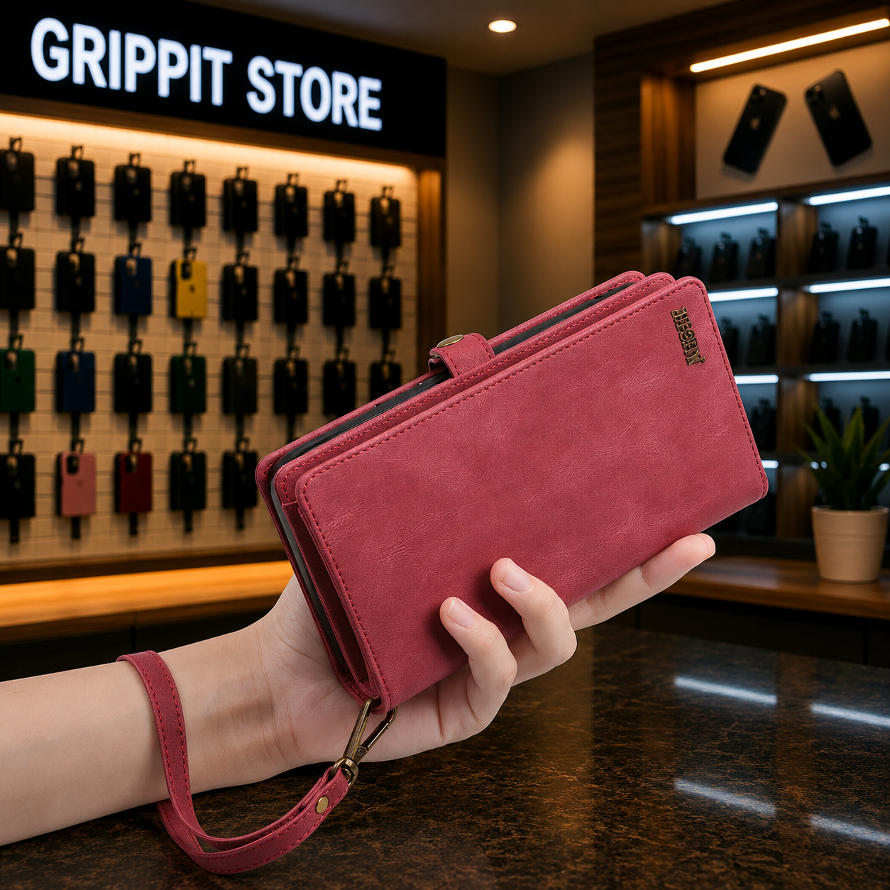 Leather Wallet Case for iPhone 16 / 15 Series