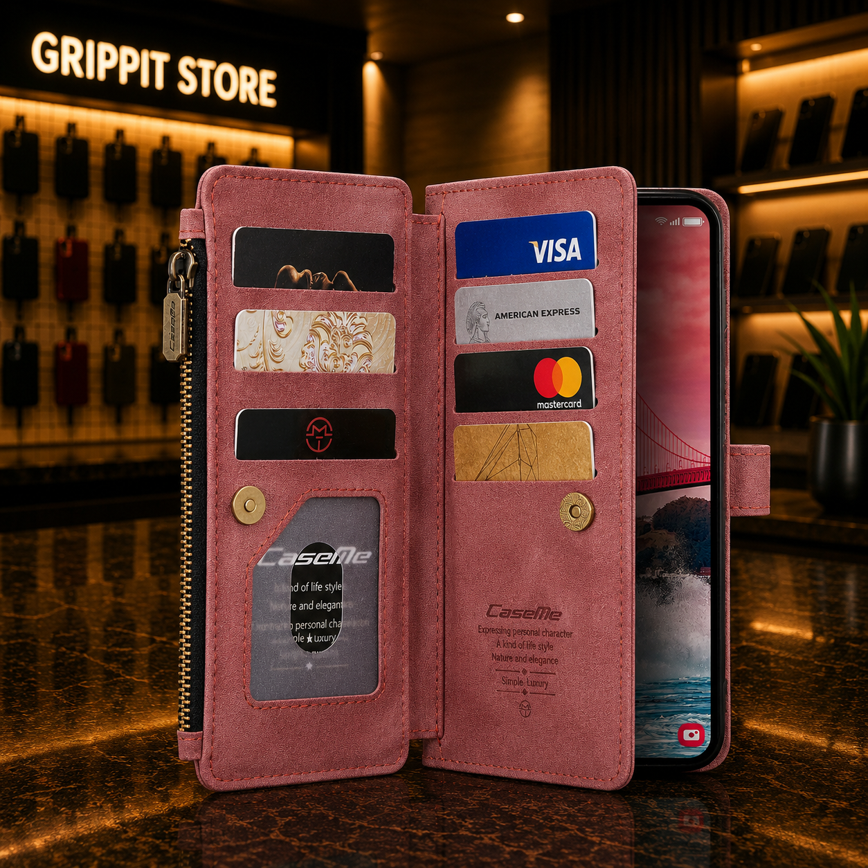 Leather Wallet Case for Samsung Galaxy A55 / A35 / A25 5G