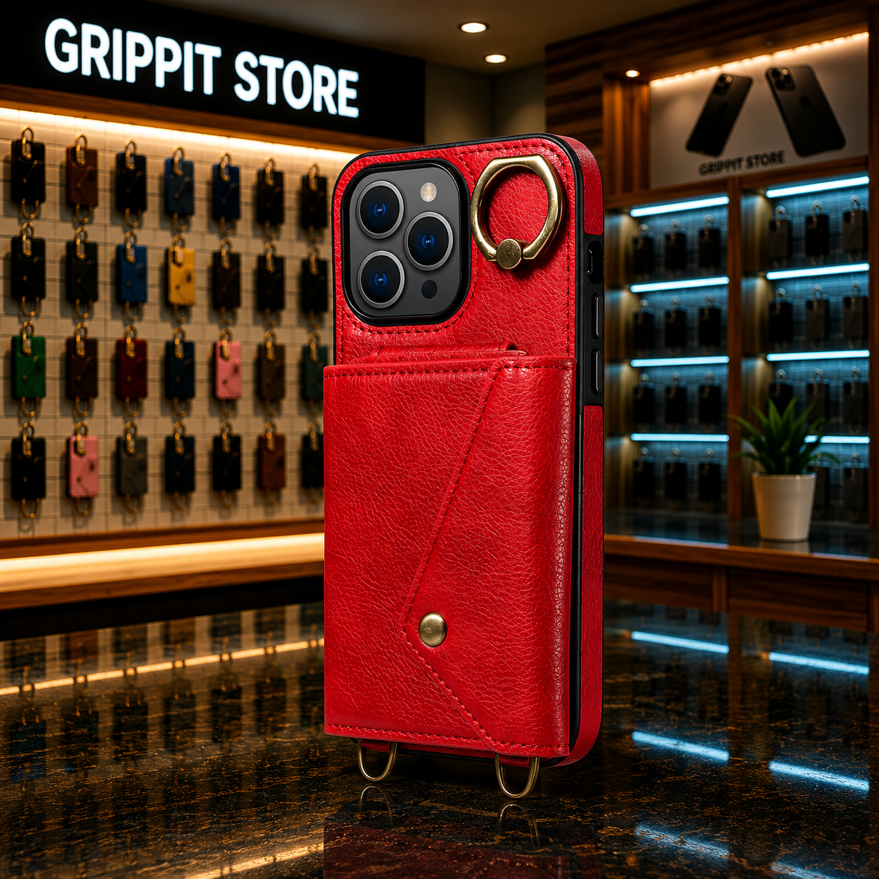 Leather Wallet Case for iPhone 15 / 14 / 13 / 12 / 11 Series
