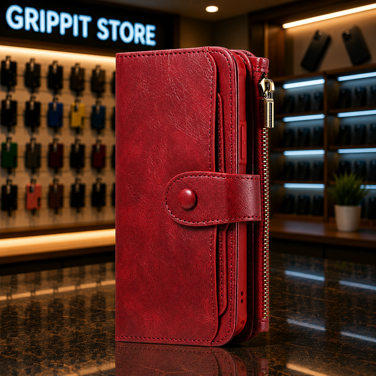 2-in-1 Magnetic Wallet Case for iPhone 15–11 Series