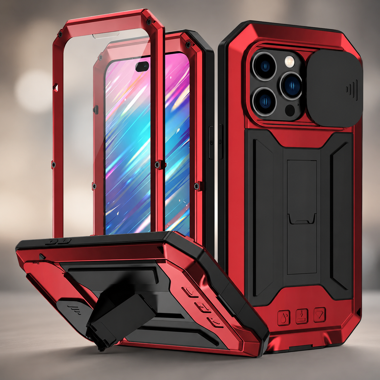 Rugged Kickstand Case for iPhone 14 / 13 Series