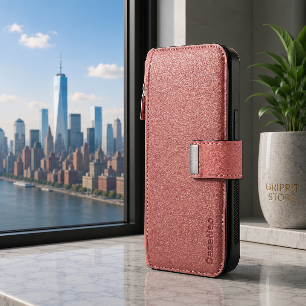 Detachable Magnetic Wallet Case for iPhone 15 / 14 / 13 / 12 / 11 Series
