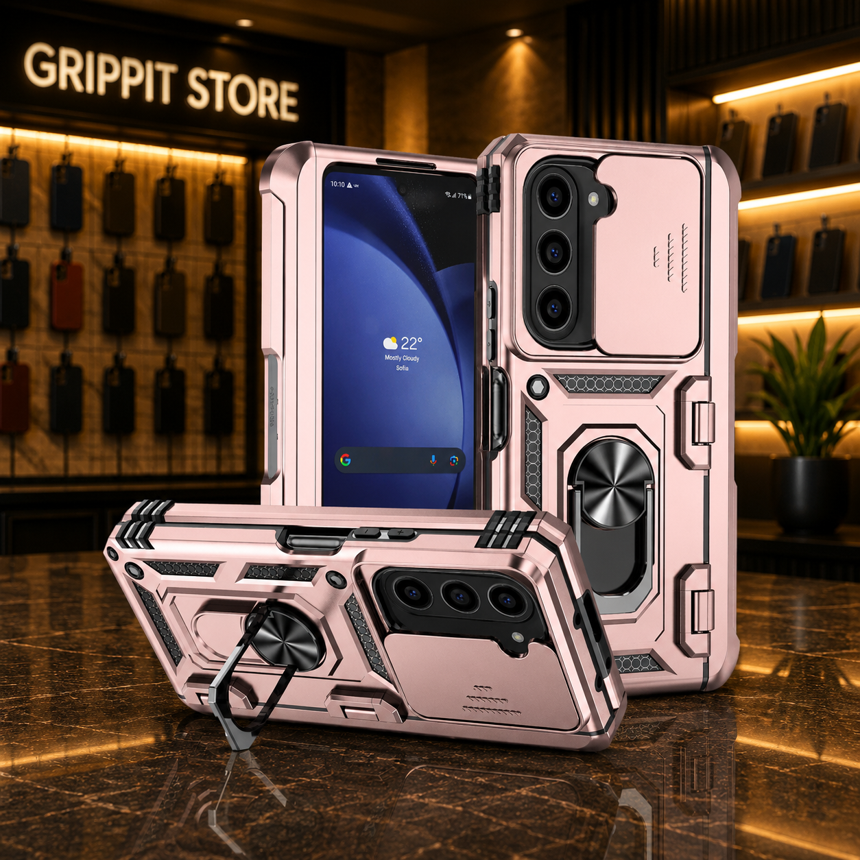 Slide Camera Protection Case for Samsung Galaxy Z Fold 6 / 5 / 4